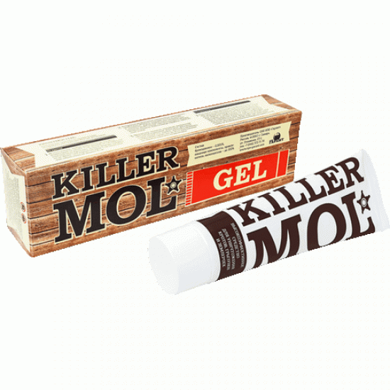 KILLERMOL гель, средство против кротов, грызунов, землероек, туба 100 мл в картонной коробке